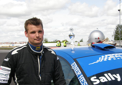 Martin Sally Pedersen klar til at tage hul på Clio Cup mesterskabet 2009.
